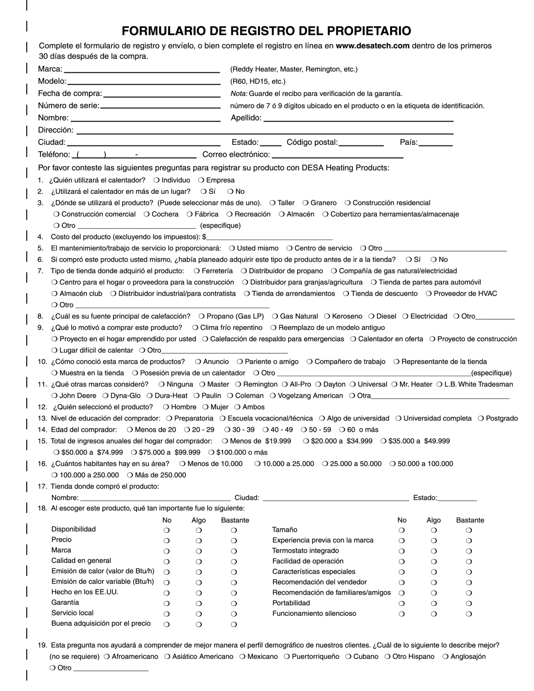 Desa 000 Btu/hr Models owner manual 