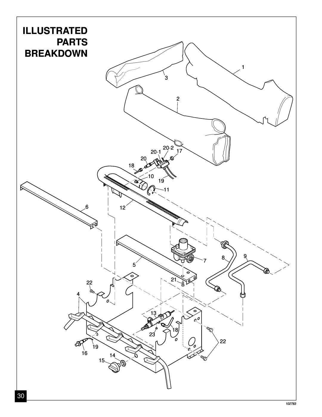 Desa 102783-01B installation manual Illustrated, Breakdown, Parts 