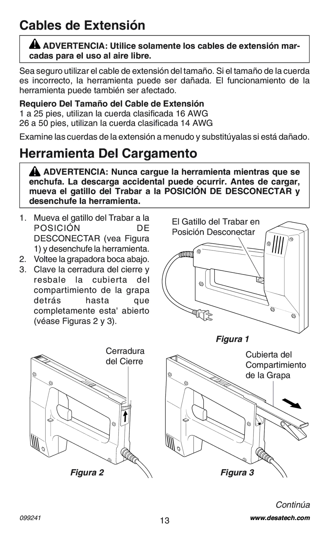 Desa 34392 Cables de Extensión, Herramienta Del Cargamento, Requiero Del Tamaño del Cable de Extensión 