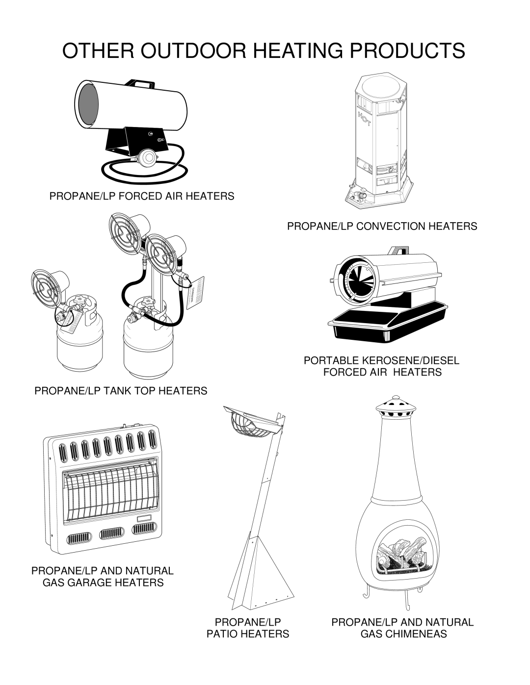 Desa 80, 40, 60 owner manual PROPANE/LP Forced AIR Heaters PROPANE/LP Convection Heaters, GAS Chimeneas 