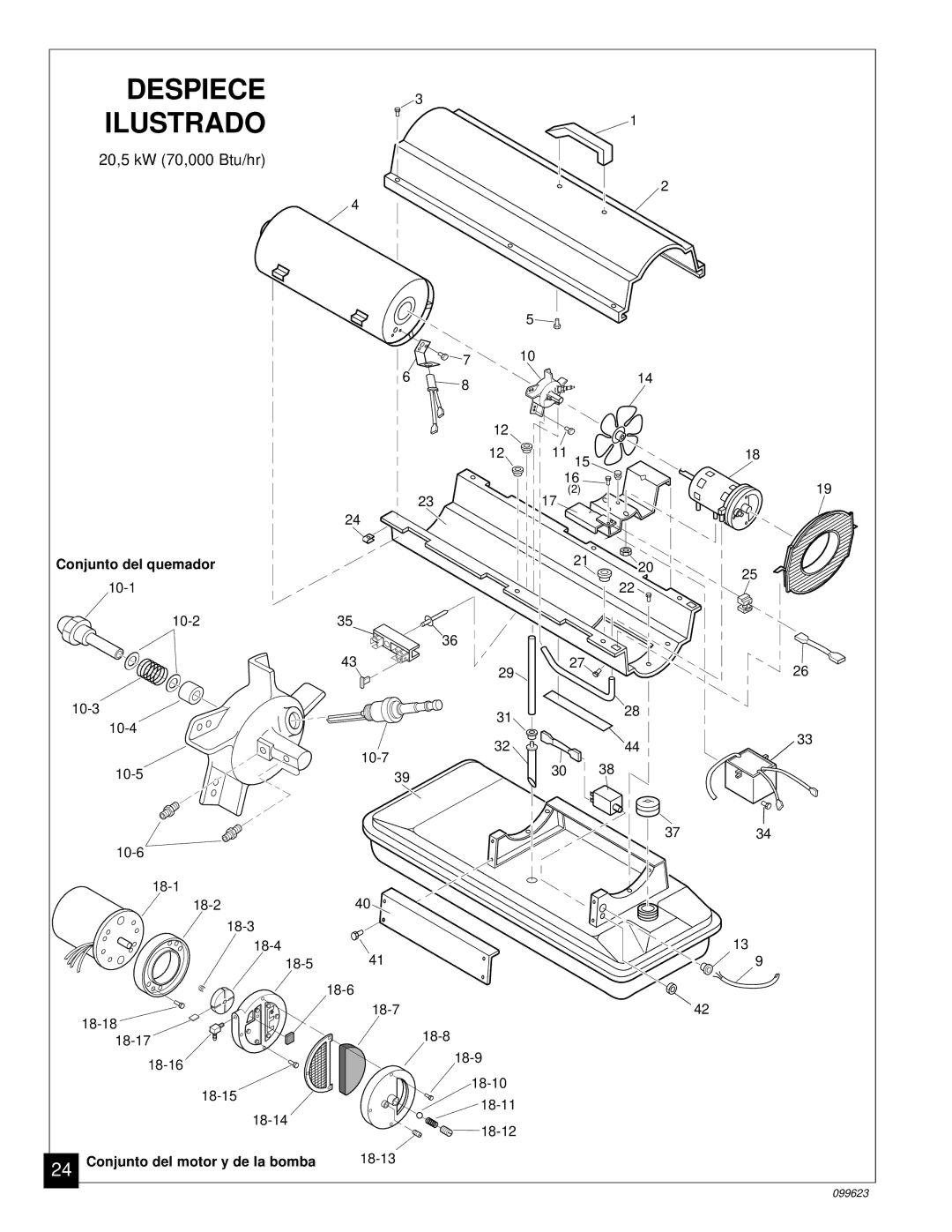 Desa 44 kW (150, 8 (30, 5 (70, 4 (90, 26, 000 Btu/Hr) owner manual 20,5 kW 70,000 Btu/hr 