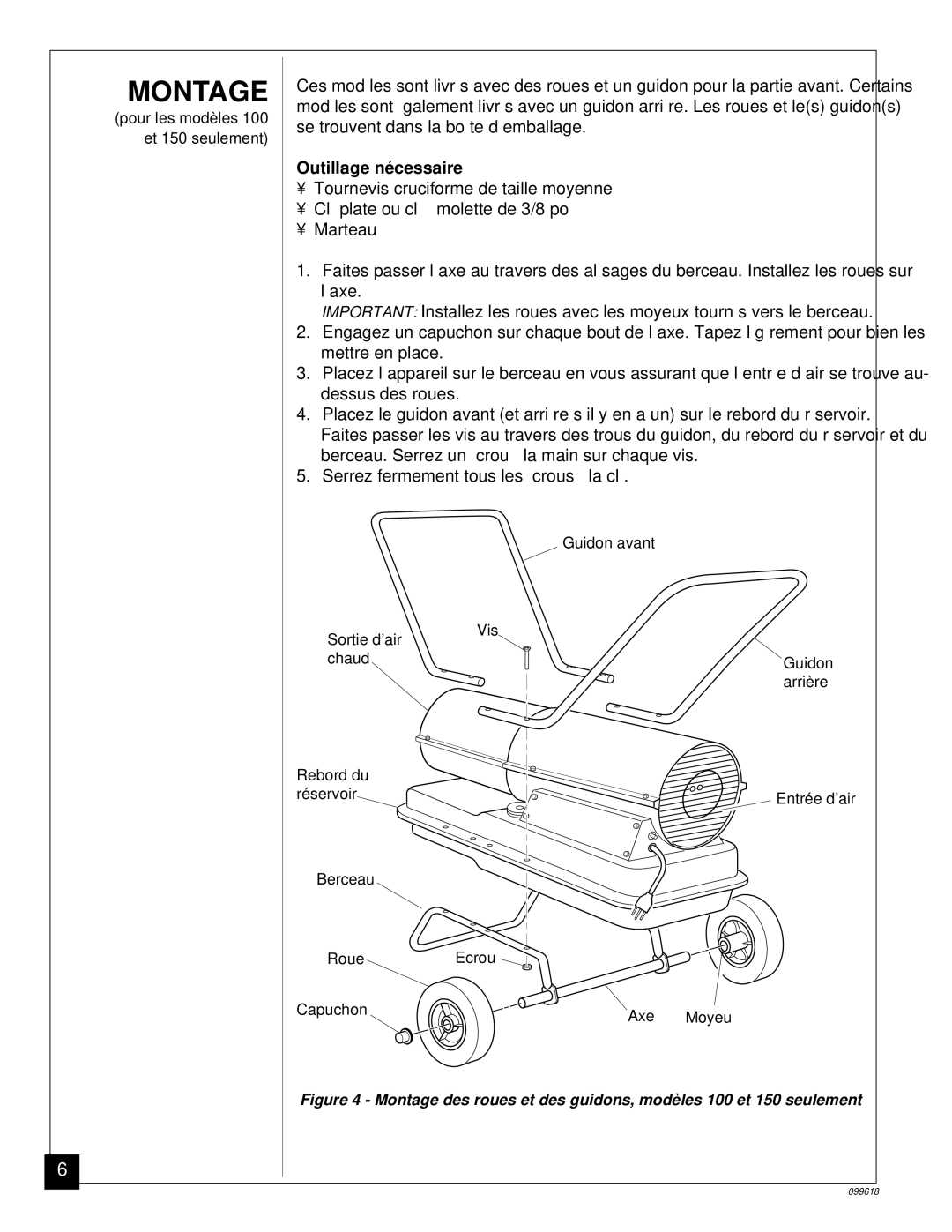 Desa owner manual Pour les modèles 100 et 150 seulement 