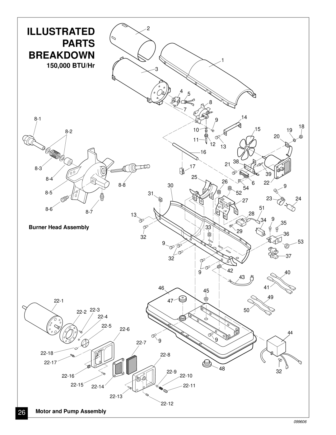 Desa 70, 90, 30 owner manual Illustrated, 150,000 BTU/Hr 