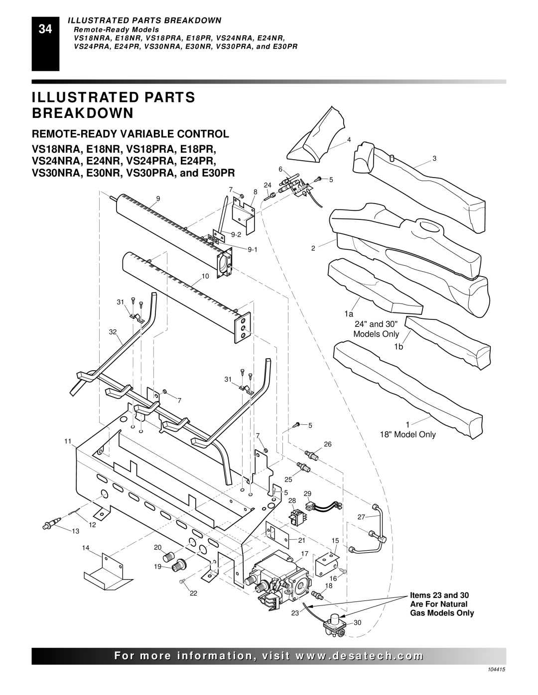 Desa A, B, C, A, C, B installation manual REMOTE-READY Variable Control 