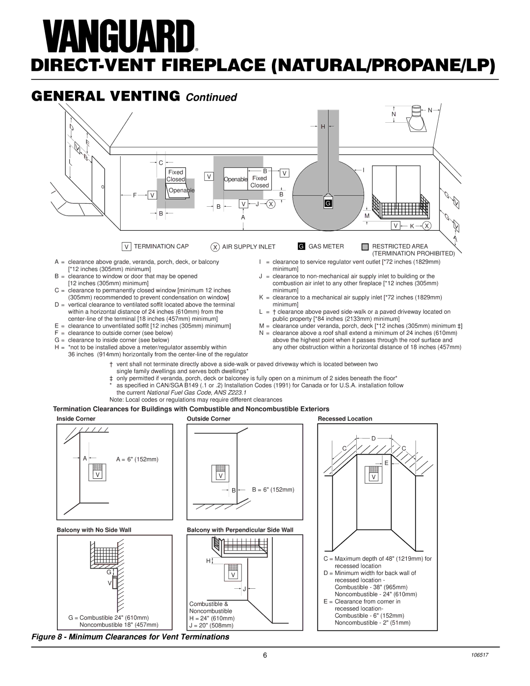 Desa BHDV41PC, BHDV41NC, BHDV37PC, BHDV37NC installation manual General Venting 