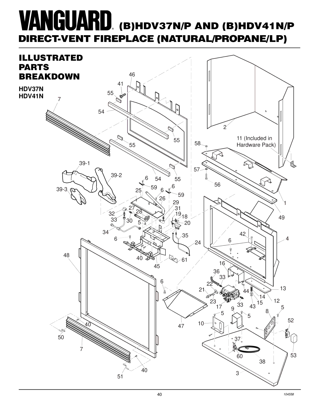 Desa BHDV41N/P, BHDV37N/P installation manual 