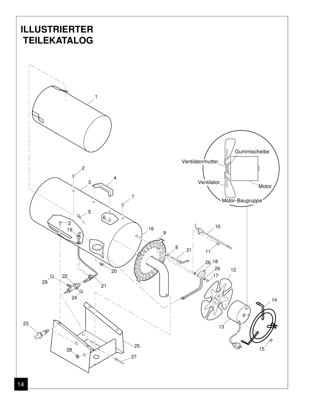 Desa BLP35ES owner manual Illustrierter Teilekatalog 