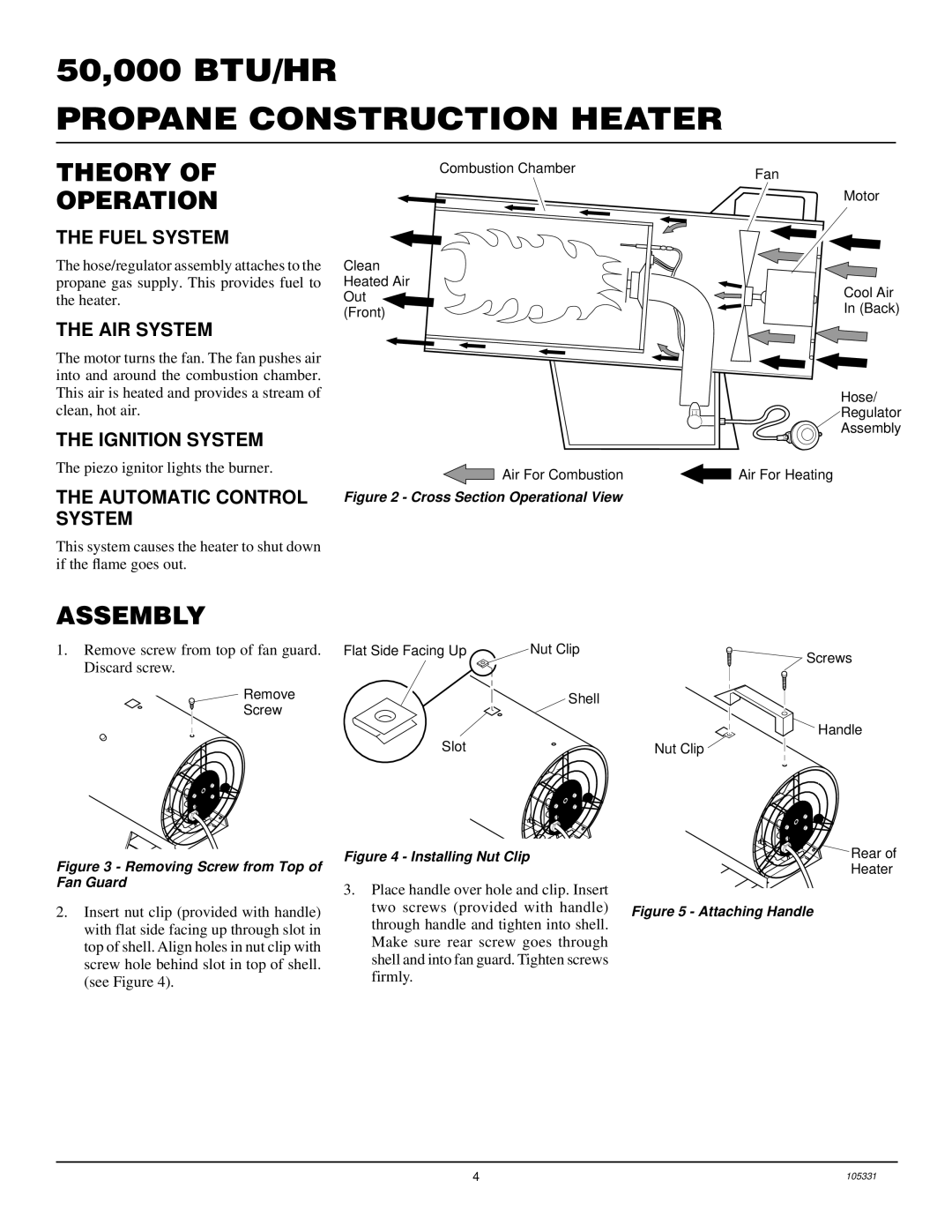 Desa RLP50VA, BLP50VA, REM50PVA owner manual Theory Operation, Assembly 