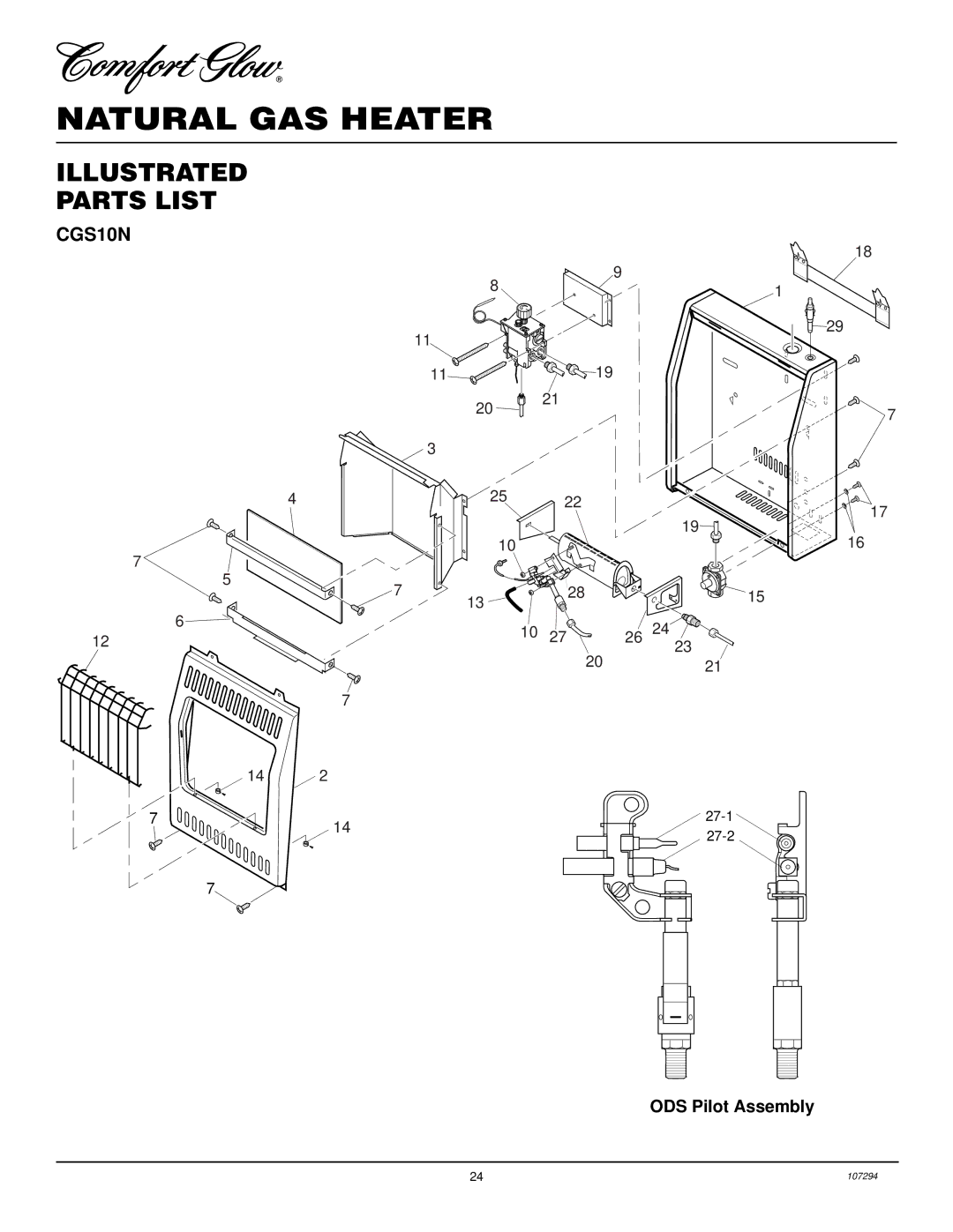 Desa CG6N, CG10N installation manual CGS10N 