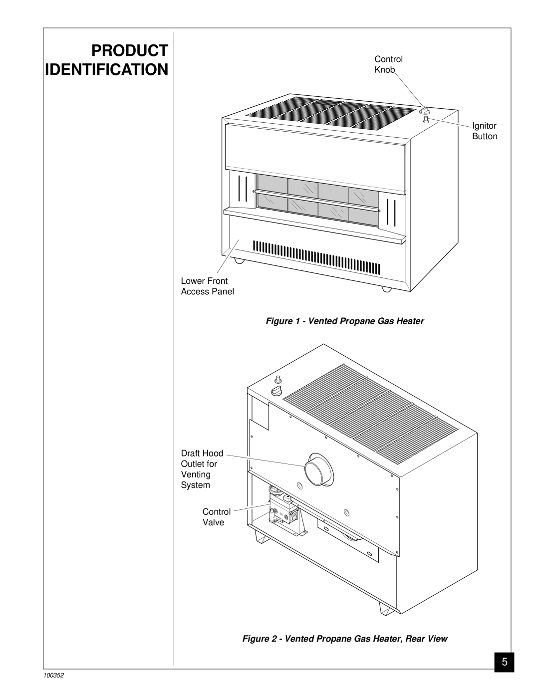 Desa CGB35P, CGB50P installation manual Product Identification 