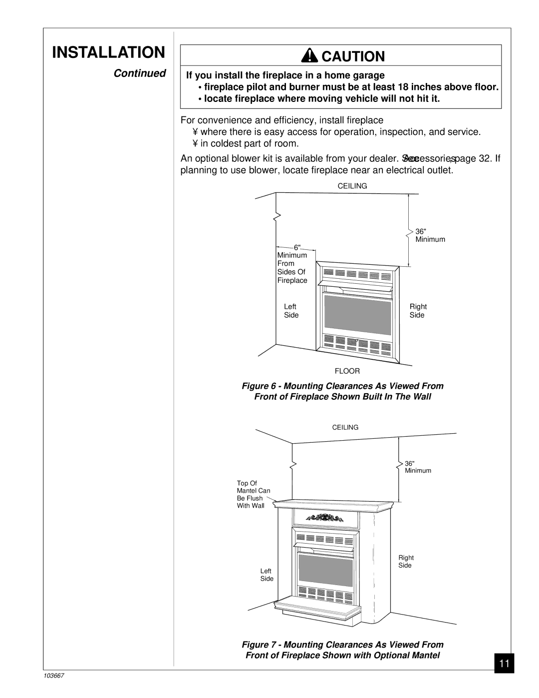 Desa CGCF26TP installation manual Ceiling 