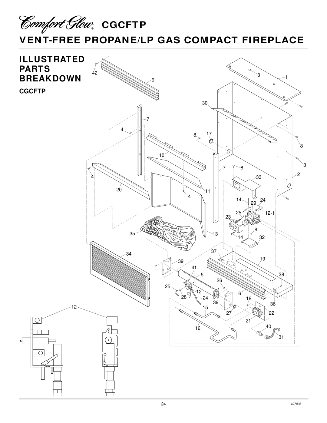 Desa CGCFTP installation manual Illustrated Parts Breakdown, Cgcftp 