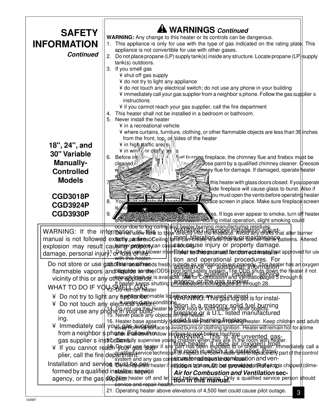 Desa CGD3018P installation manual 001 