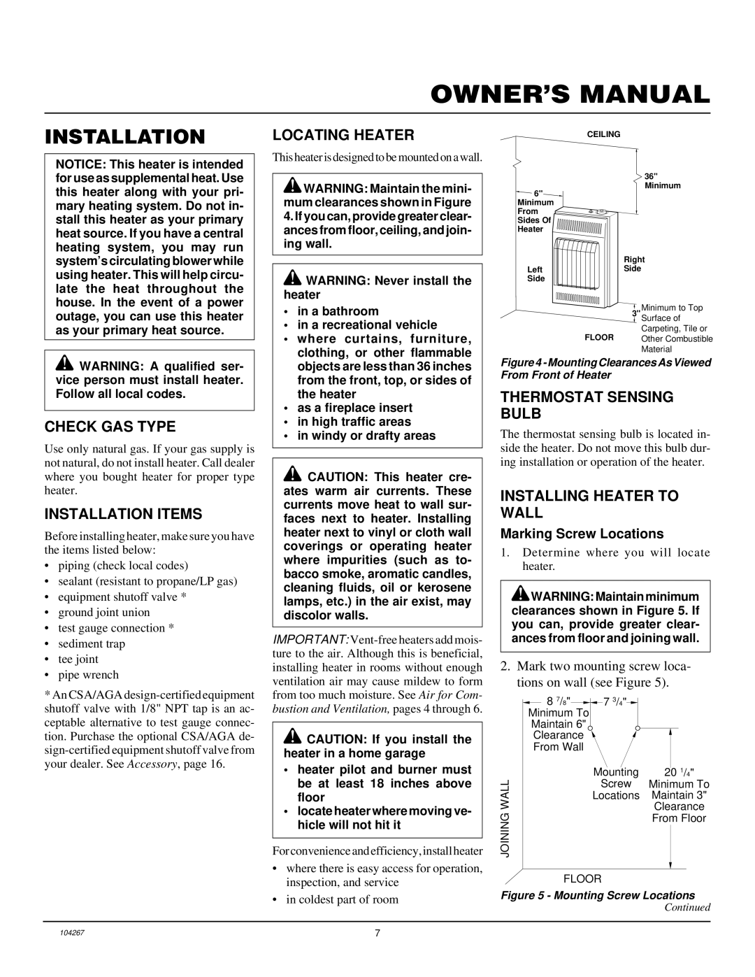 Desa CGN10TA, CGN10TLA installation manual Installation 