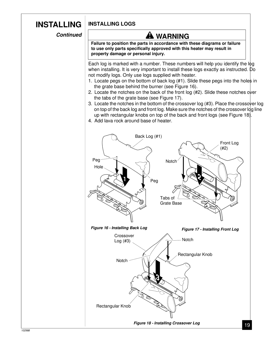 Desa CGS2718N installation manual Installing 