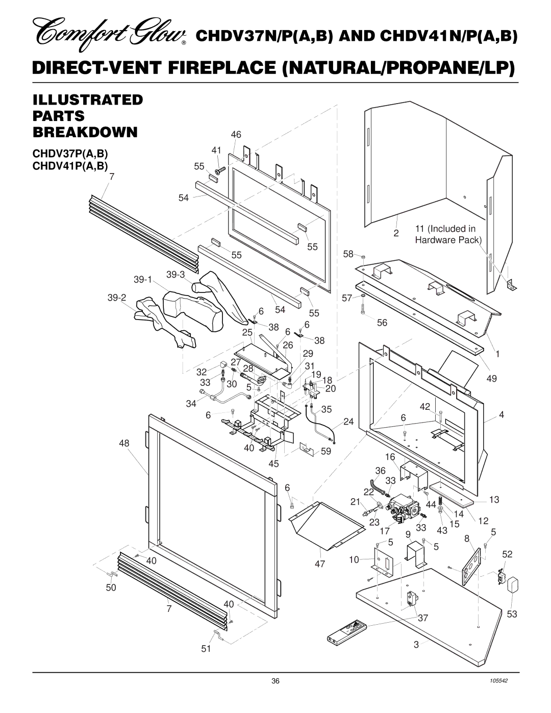 Desa CHDV37N/P, CHDV41N/P installation manual CHDV37PA,B CHDV41PA,B 