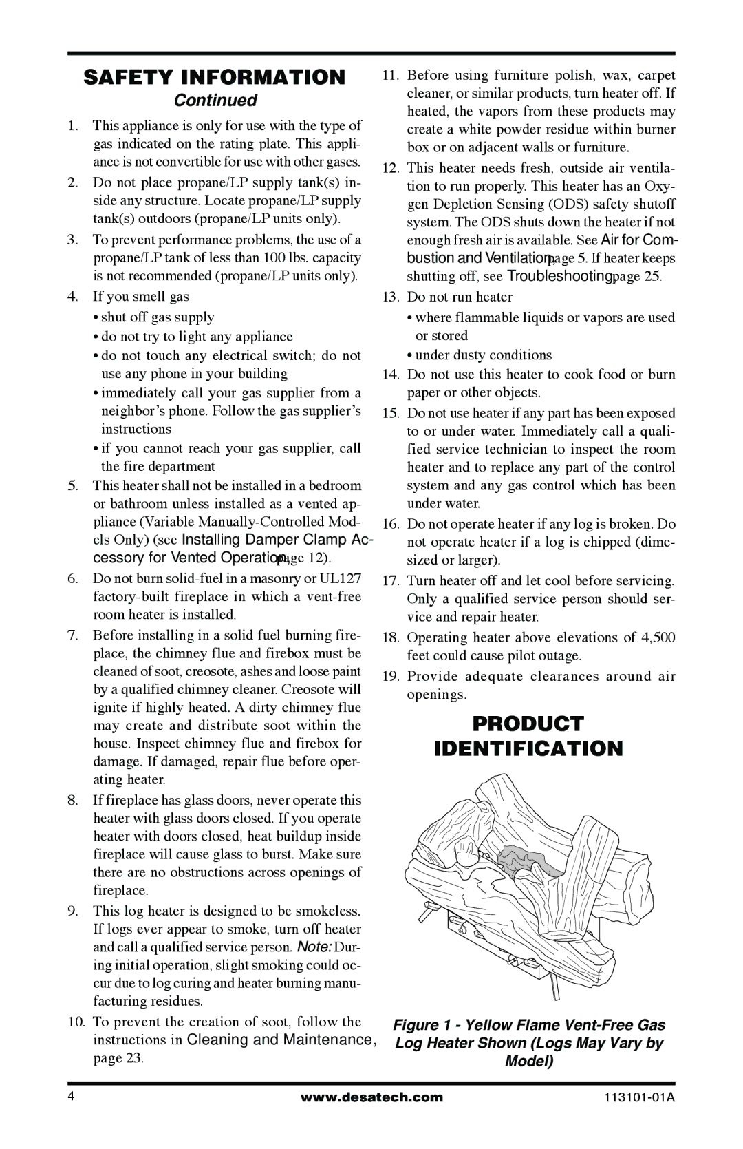 Desa CGS2718NA, CLD3924NTB, CLD3018PTA, SGS3124NA, CGS3124PA, CGS2718PA installation manual Product Identification 