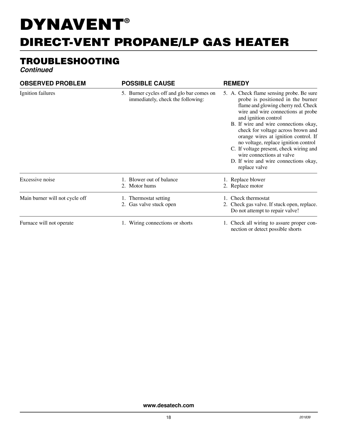 Desa DNV25PB, DNV40PB installation manual Wire and wire connections at probe 