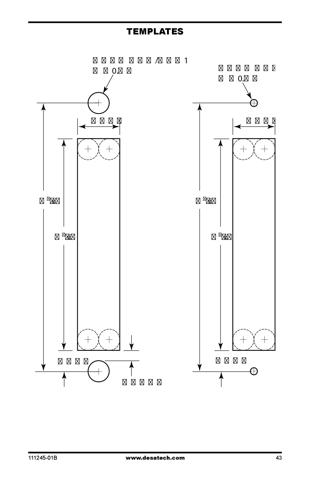 Desa CGEFP33PRB, CGEFP33NRB, EFP33PRB, EFP33NRB installation manual Templates 