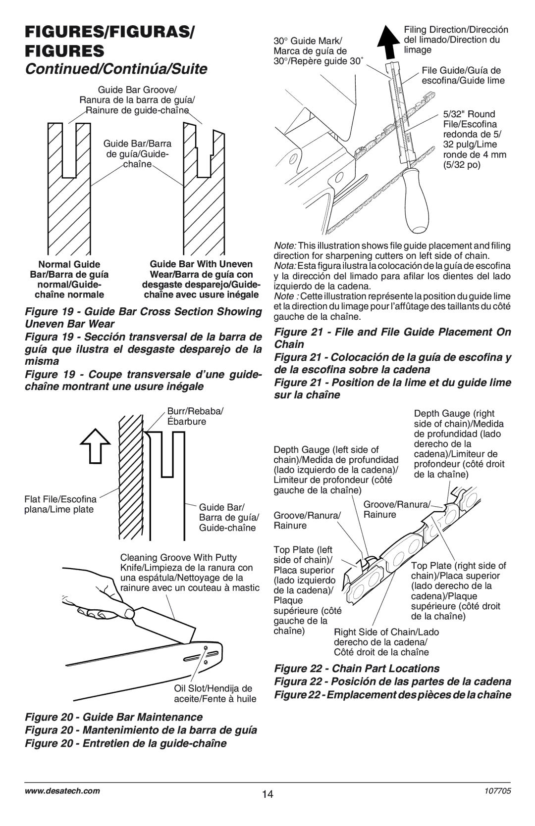 Desa EL-8: 107624-01 owner manual Figures/Figuras 