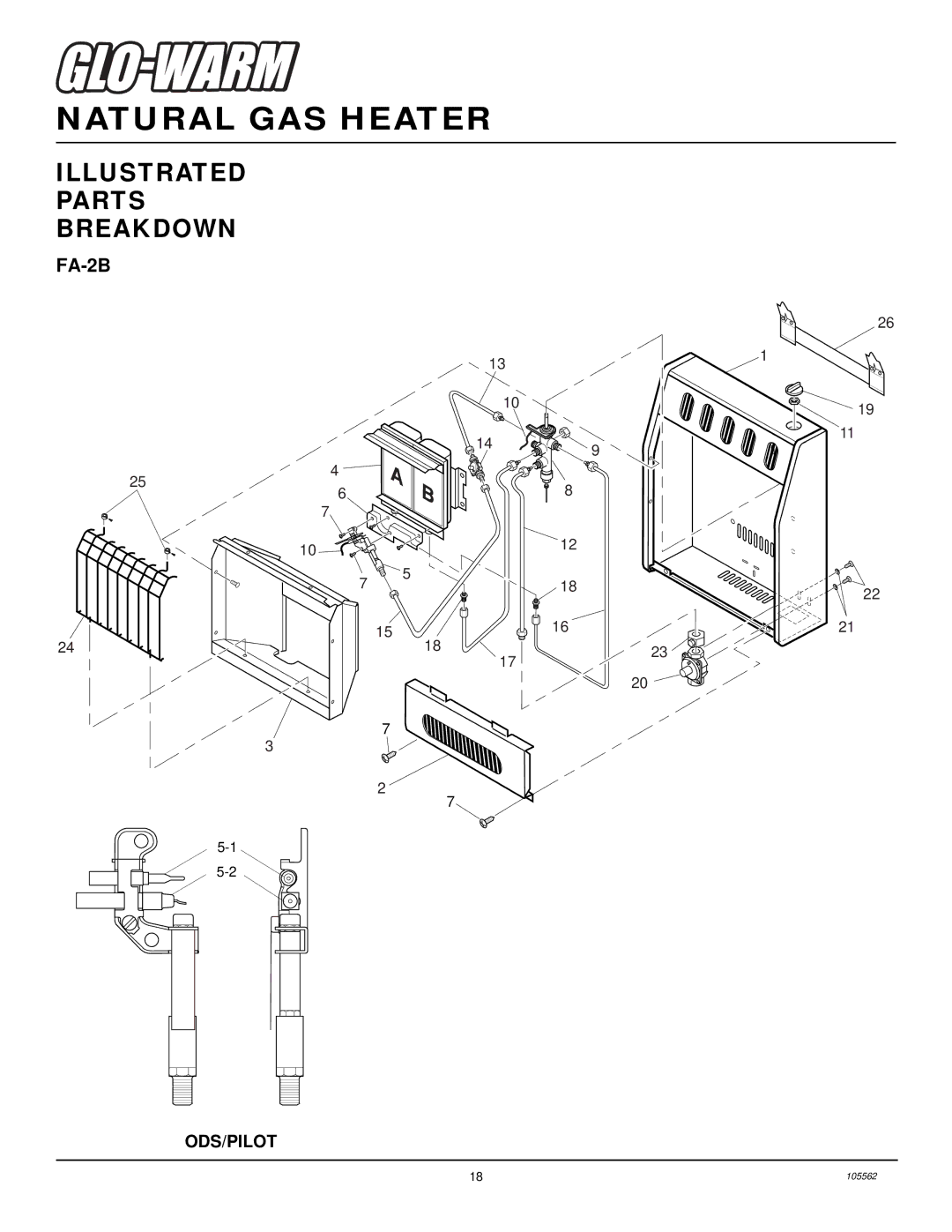 Desa FA-2B installation manual Illustrated Parts Breakdown 