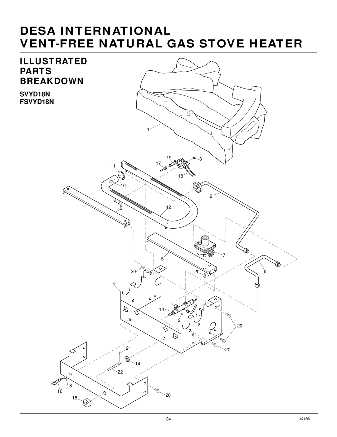 Desa (F)SVYD18NR installation manual SVYD18N FSVYD18N 