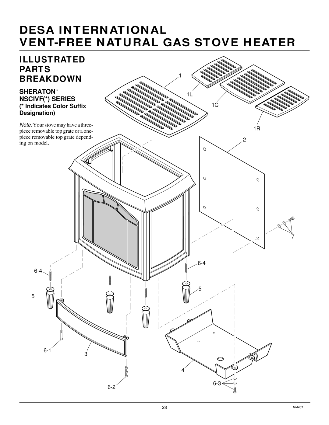 Desa (F)SVYD18NR installation manual Sheraton NSCIVF* Series 