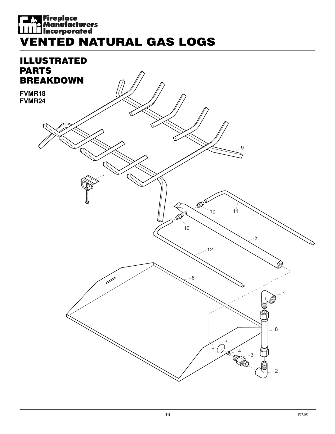 Desa installation manual Illustrated Parts Breakdown, FVMR18 FVMR24 