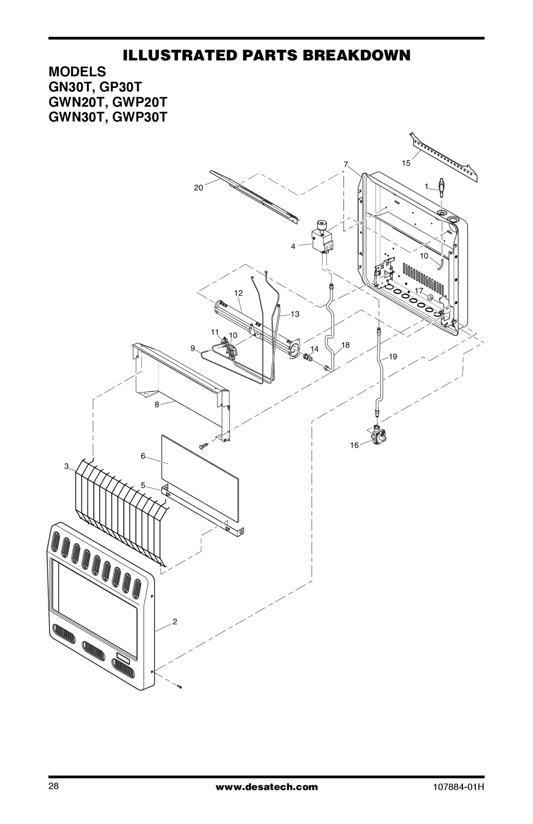 Desa WMN20, GN30T, GP30T installation manual GWN20T, GWP20T GWN30T, GWP30T 