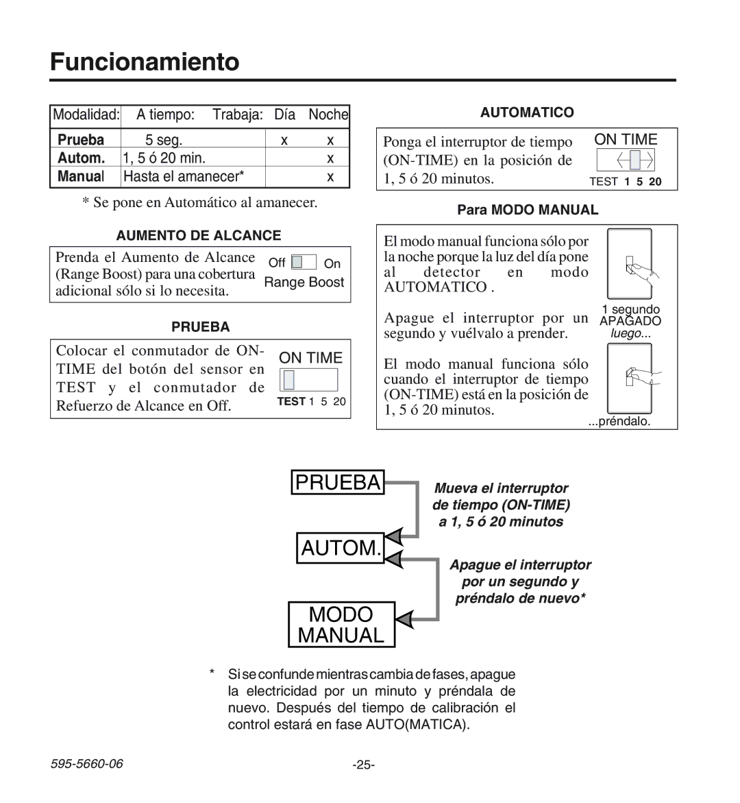 Desa HD-9140 manual Funcionamiento, Hasta el amanecer 