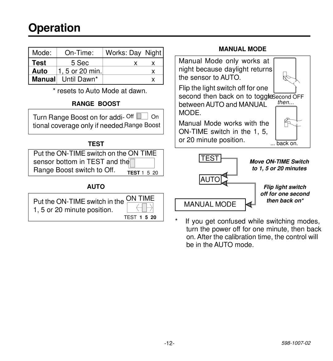 Desa HD-9260 manual Operation, Manual 