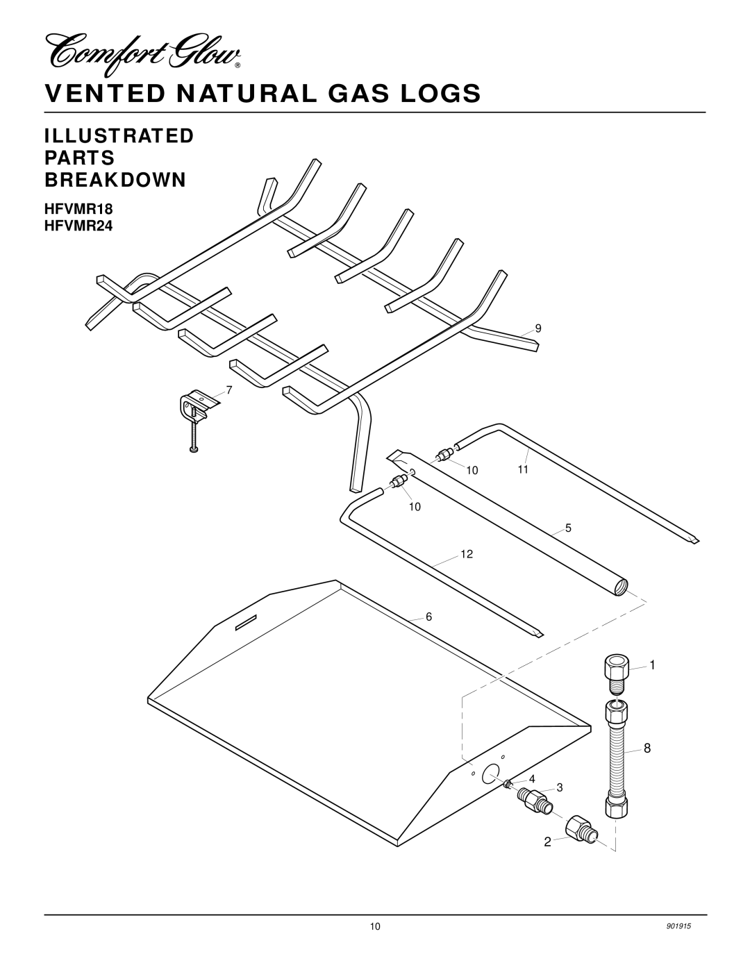 Desa installation manual Illustrated Parts Breakdown, HFVMR18 HFVMR24 