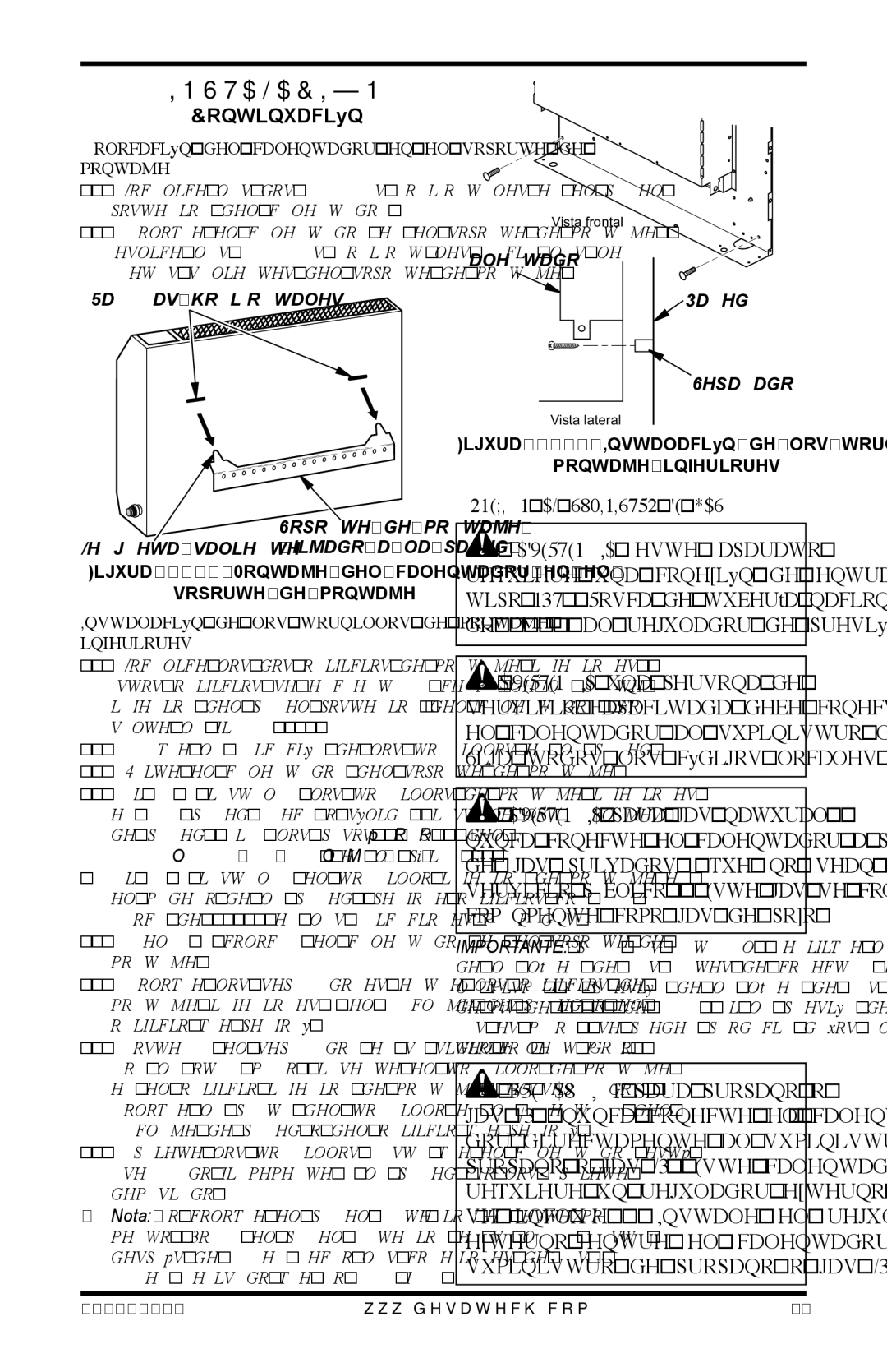 Desa LSL18NT, LSL18PT, SL18NT, SL18PT, VSL18NT, VSL18PT installation manual Conexión AL Suministro DE GAS, Inferiores 