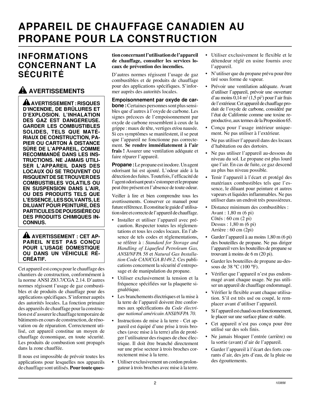 Desa RCLP50V owner manual Informations Concernant LA Sécurité, Avertissements 