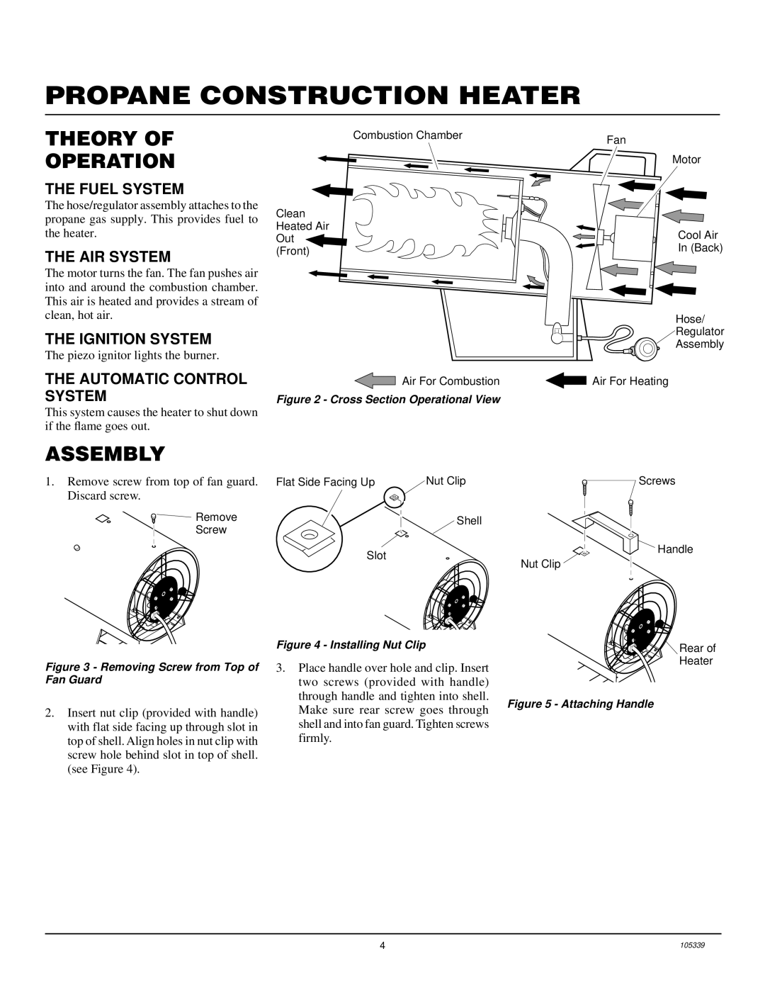 Desa RCLP50VA owner manual Theory Operation, Assembly 