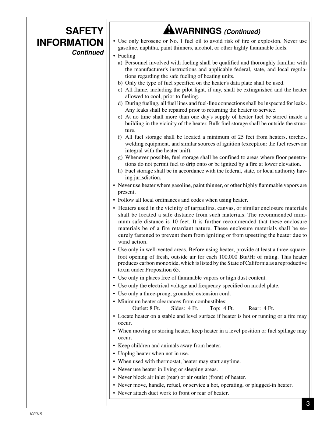 Desa B50G, REM50B owner manual Safety Information 