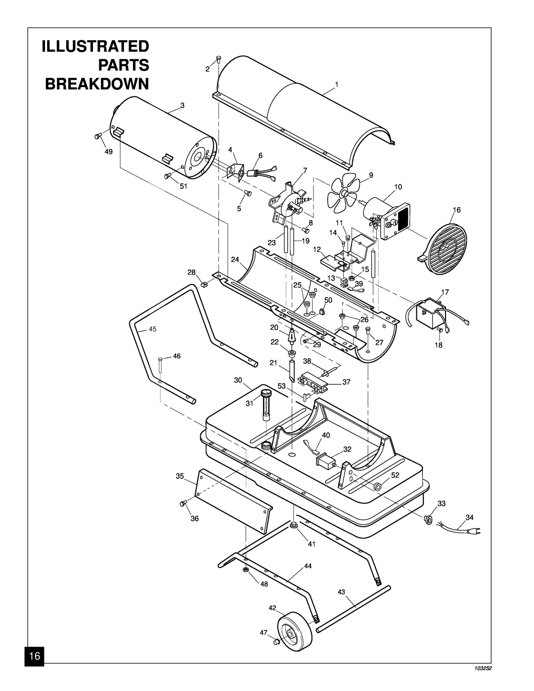 Desa RK150 owner manual Illustrated, Parts, Breakdown 