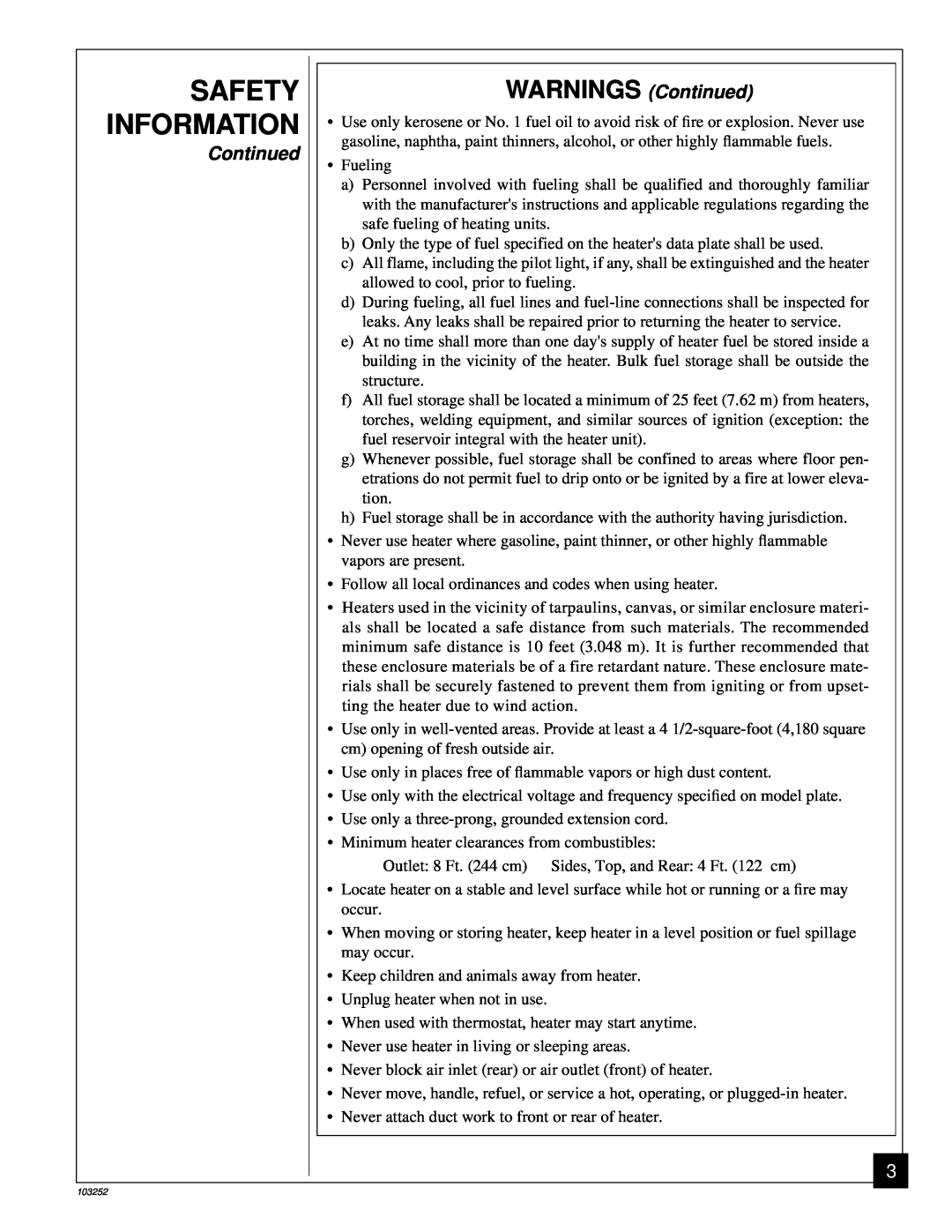 Desa RK150 owner manual Safety Information, WARNINGS Continued 