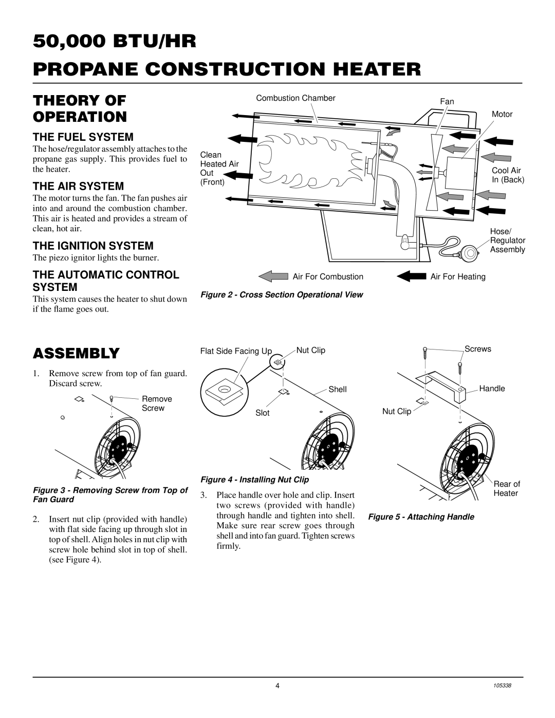 Desa RM50PVA owner manual Theory Operation, Assembly 