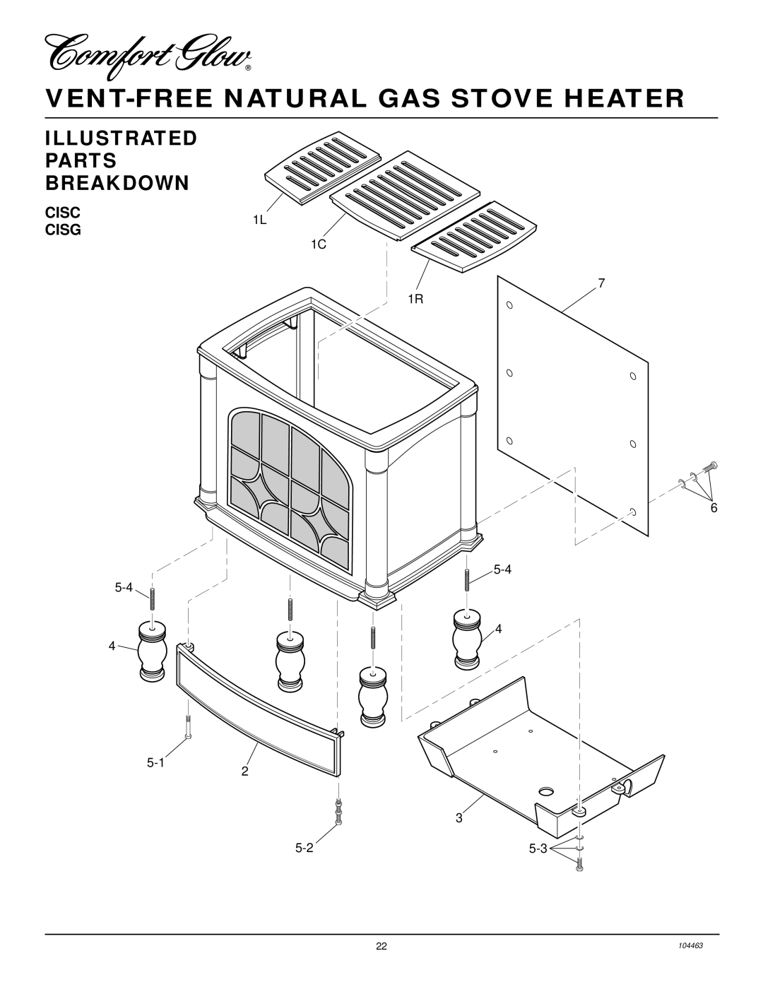 Desa SL30NT installation manual Cisc Cisg 