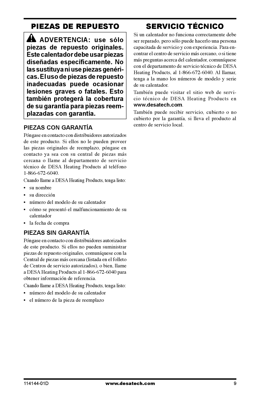 Desa SPC-54PHS, SPC-54PHT, SPC-54PHB Piezas DE Repuesto, Servicio Técnico, Piezas CON Garantía, Piezas SIN Garantía 