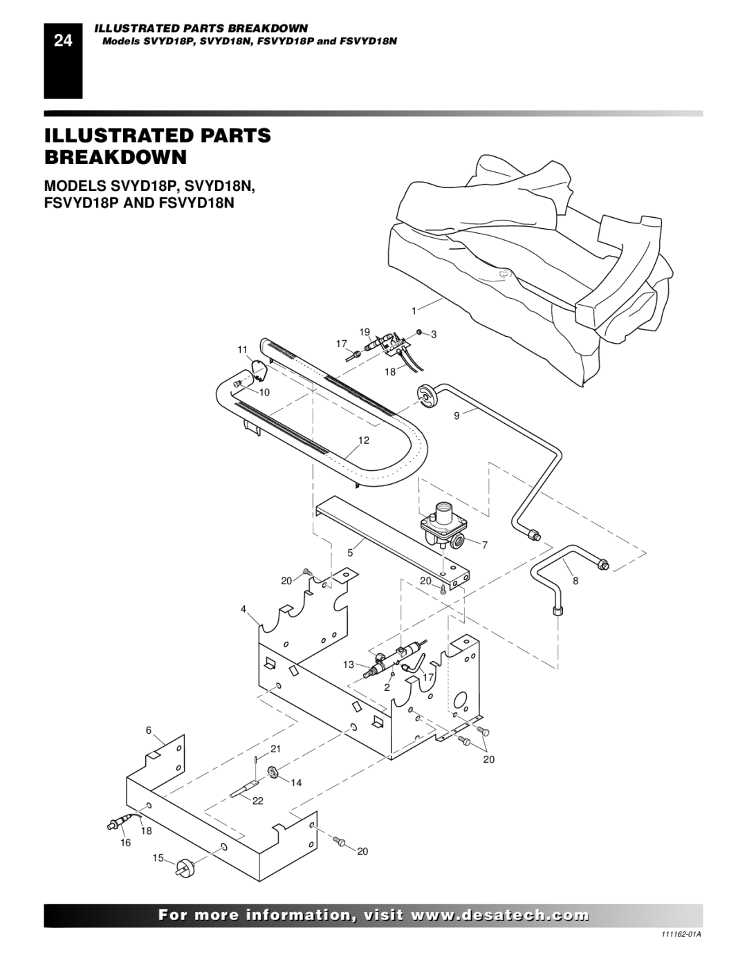 Desa SVYD18N, SVYD18NR, SVYD18NR, SVYD18N installation manual Models SVYD18P, SVYD18N, FSVYD18P and FSVYD18N 