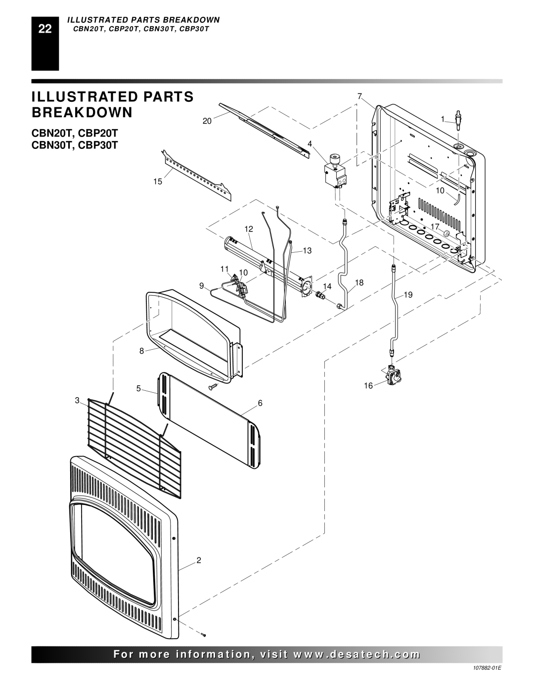 Desa Tech installation manual CBN20T, CBP20T CBN30T, CBP30T 