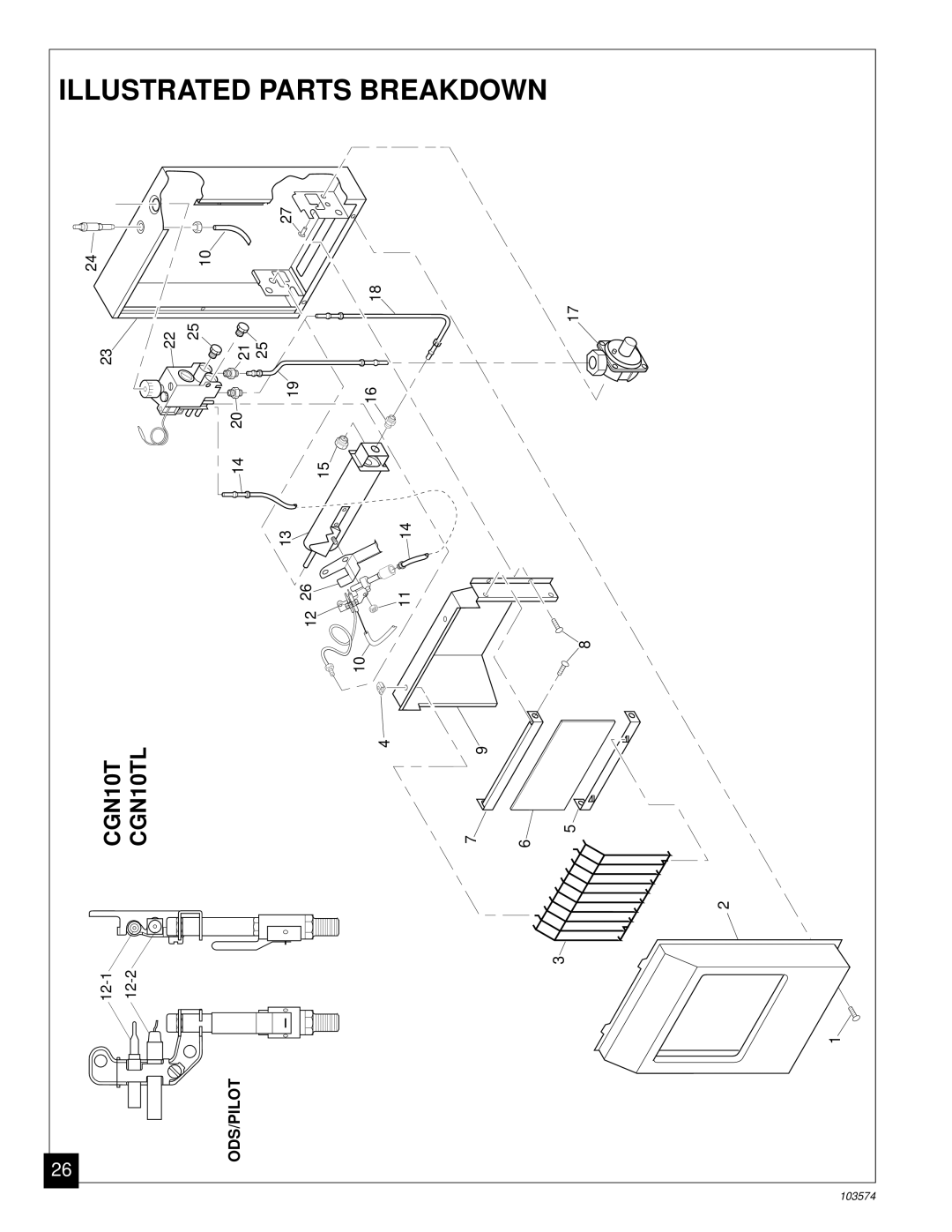 Desa Tech CGN10TL installation manual Breakdown 