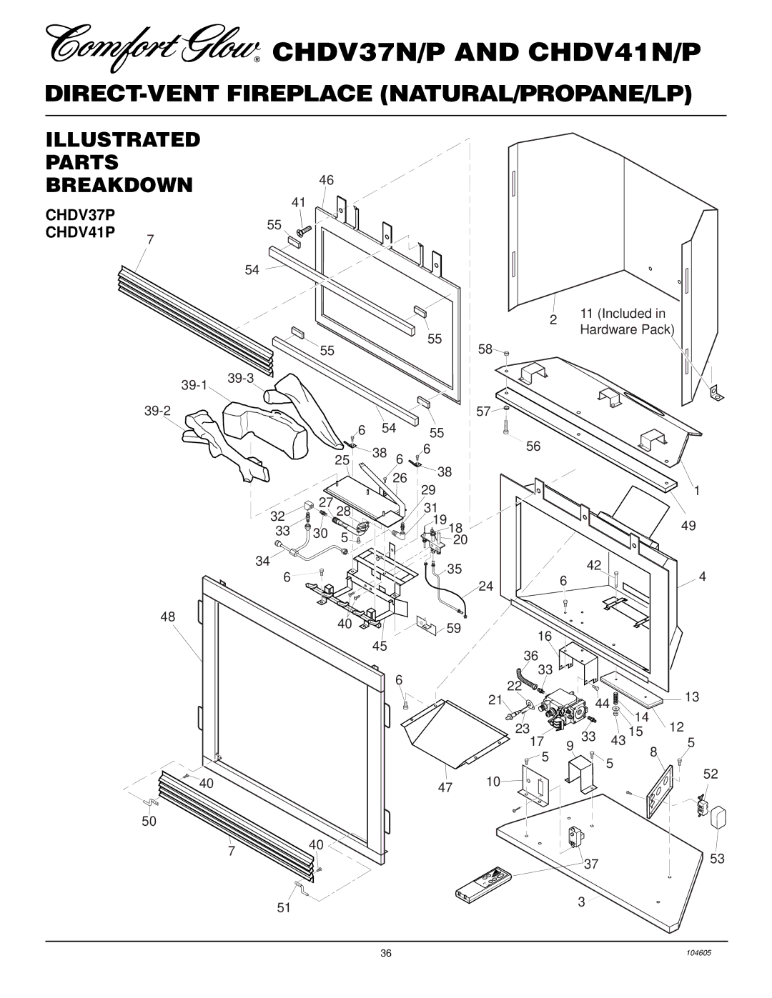 Desa Tech CHDV41N, CHDV37N installation manual CHDV37P CHDV41P 