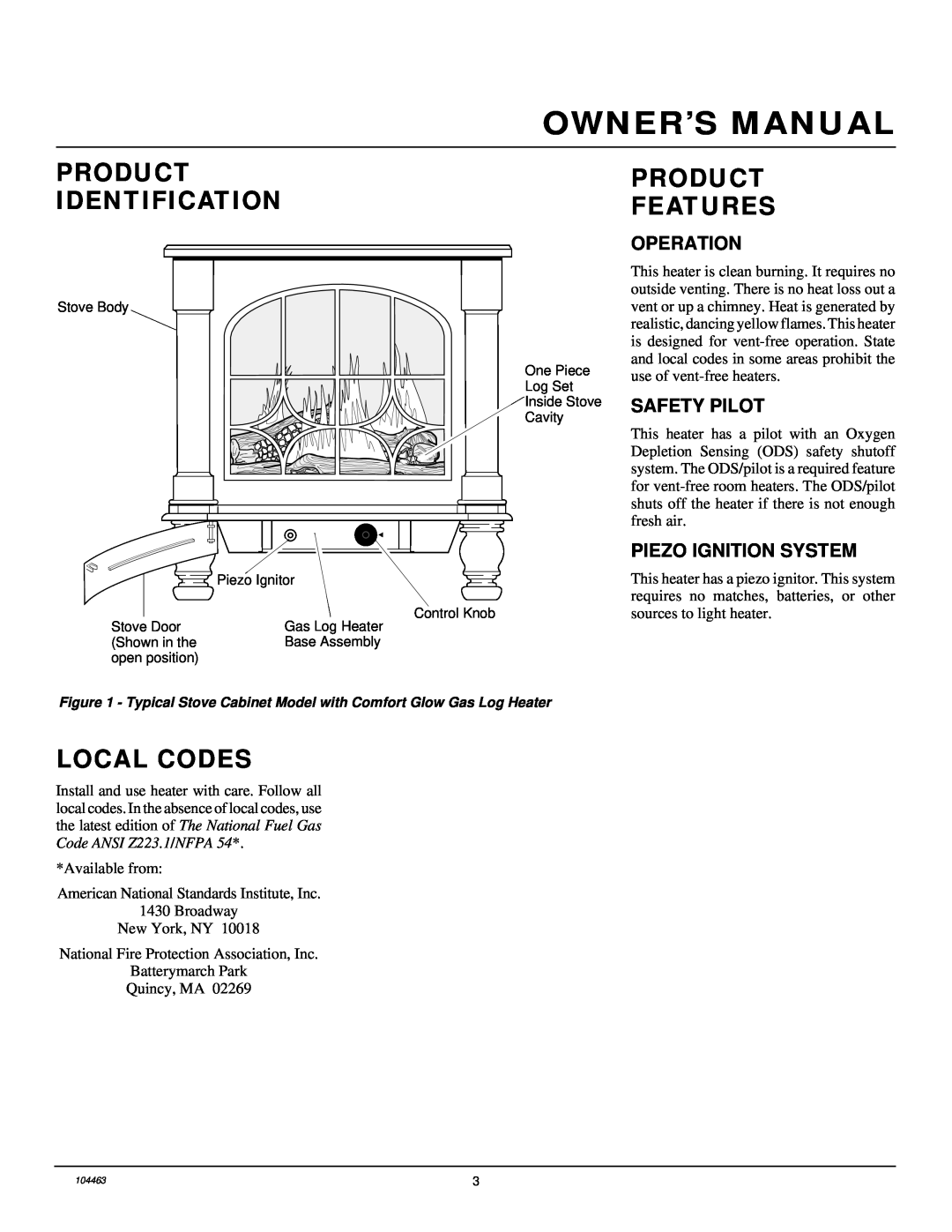 Desa Tech SL30NT installation manual Product Identification, Product Features, Local Codes 