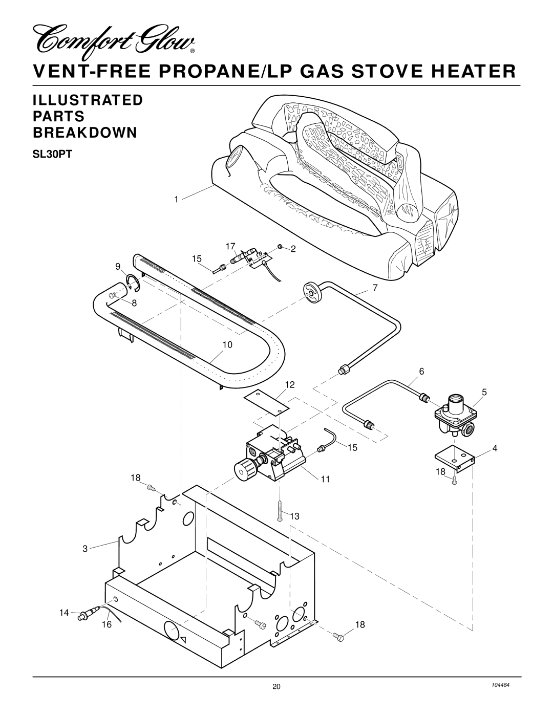 Desa Tech SL30PT installation manual Illustrated Parts Breakdown 