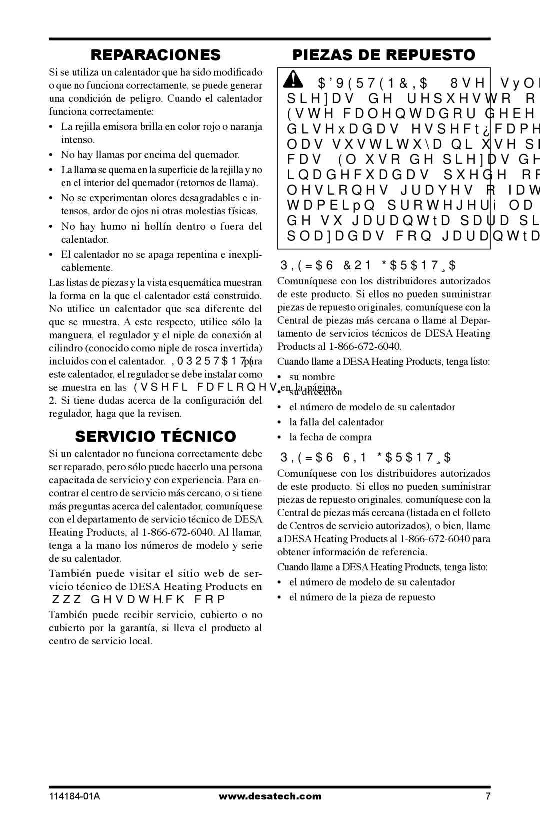 Desa SPC-30RB, TT15, N15 Reparaciones, Servicio Técnico, Piezas DE Repuesto, Piezas CON Garantía, Piezas SIN Garantía 