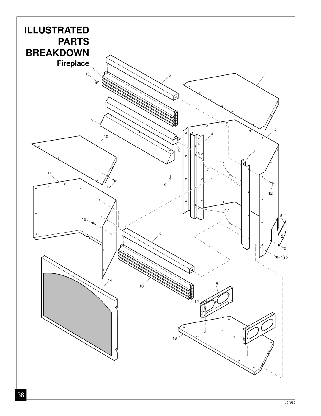 Desa UNVENTED (VENT-FREE) PROPANE GAS FIREPLACE installation manual Fireplace 