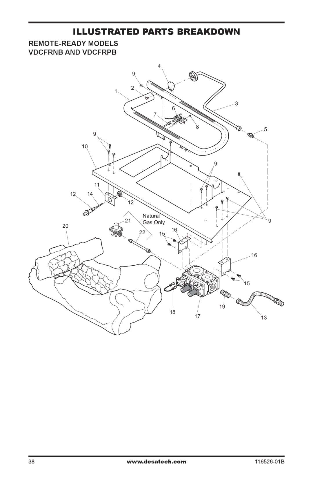 Desa VDCFRPB, VDCFRNB, VDCFTPB installation manual REMOTE-READY Models, Vdcfrnb and Vdcfrpb 